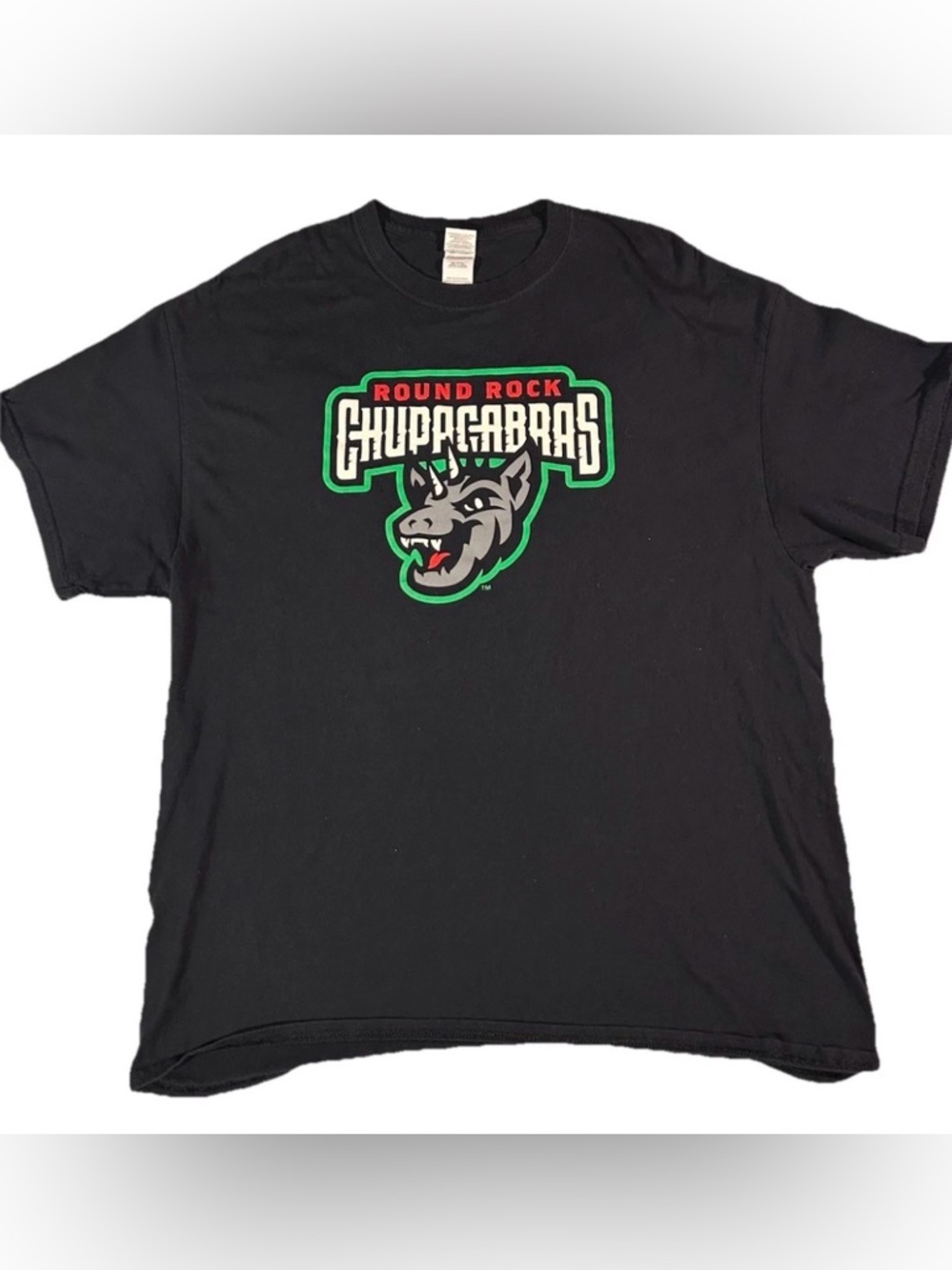 Round Rock Chupacabras Express Graphic T Shirt sz XL Black MiLB Baseball